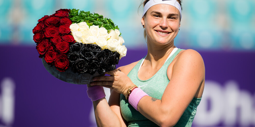 Sezonas pirmajā WTA tenisa turnīrā uzvar baltkrieviete Sabaļenka