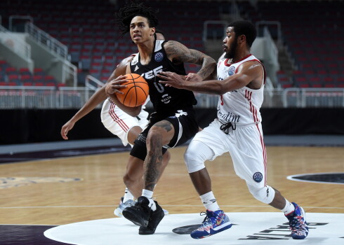 FIBA Čempionu līgas spēle basketbolā starp "VEF Rīga"  un  Francijas "SIG Strasbourg" komandām "Arēnā Rīga" .