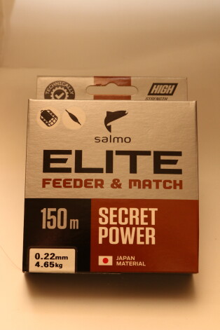 Aukla "Salmo Secret Power" 150 m/0,22 mm/4,65 kg. 3,90 EUR.