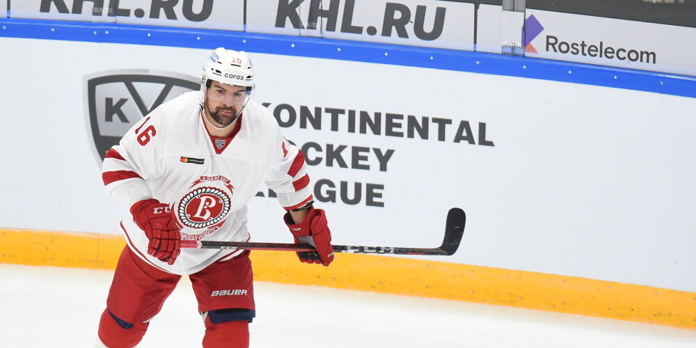 Daugaviņš papildlaikā nokārto "Vitjaz" uzvaru un sasniedz jaunu KHL rezultativitātes rekordu