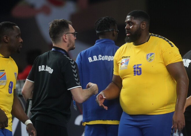 FOTO: handbola izlases līderis ar ne pārāk sportisku augumu - pasaules čempionāta kolorītākais dalībnieks