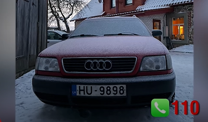 Mārtiņa automašīna.