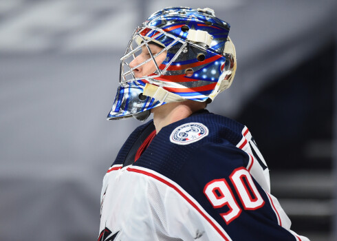 Elvis Merzļikins šosezon vārtos stājies divās no piecām "Blue Jackets" spēlēm.