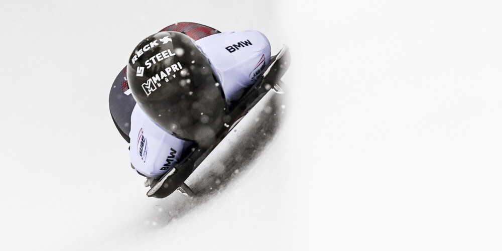 Dārta Zunte Sanktmoricas trasē.