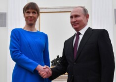 Igaunijas prezidente Kaljulaida: "Protestētāju apspiešana liecina par Krievijas varasiestāžu vājumu"