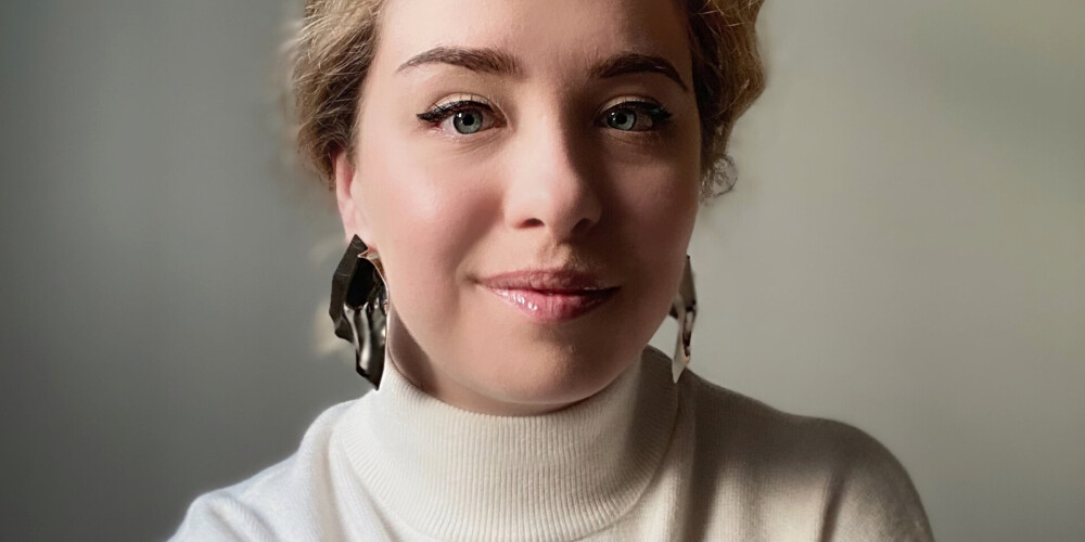 "Riga TechGirls" līdzradītāja, IT mentore un vēstnese, jaunuzņēmuma VREACH vadītāja Marina Petrakova.