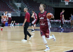 Latvijas vīriešu basketbola valstsvienības kandidāts Artūrs Strautiņš.