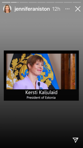 Igaunijas prezidente Kersti Kaljulaida.