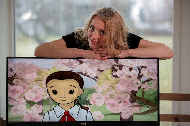 Ilze Burkovska-Jakobsena par filmu "Mans mīļākais karš" saņēma "Lielo Kristapu" kā labākā animācijas režisore.
