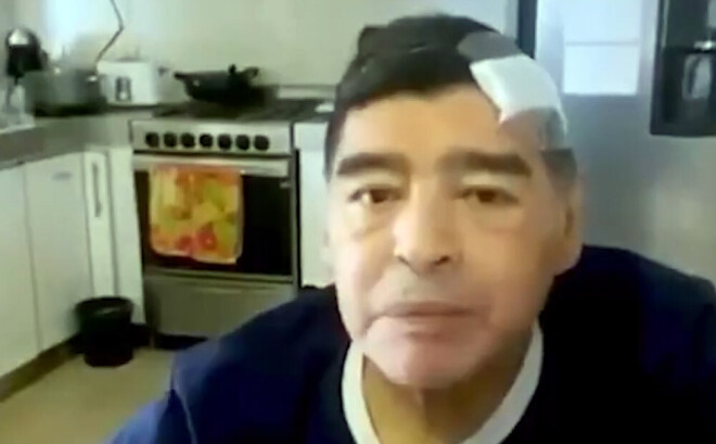 Maradona savā pēdējā video vērsās pie personīgā ārsta Leopoldo Lukas.