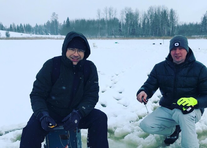 Arnis Krauze un Edijs Bošs bļitko kā kino leģendas Pāvuls un Liepiņš