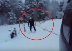 На санках за машиной и на квадрацикле по льду: полиция ловит ловит латвийцев за экстрим