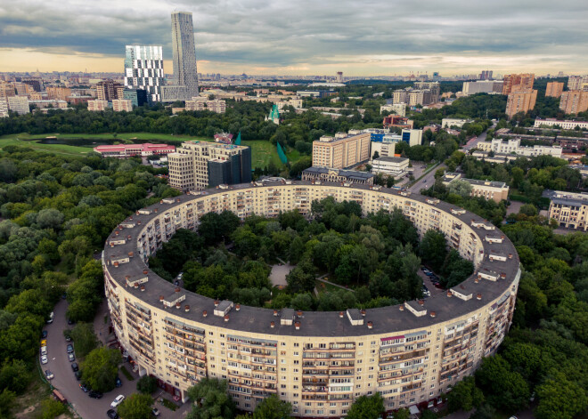 Leģendārās Rīgas un Maskavas barankas: apļveida dzīvojamās mājas un kafejnīca dzertuves vietā