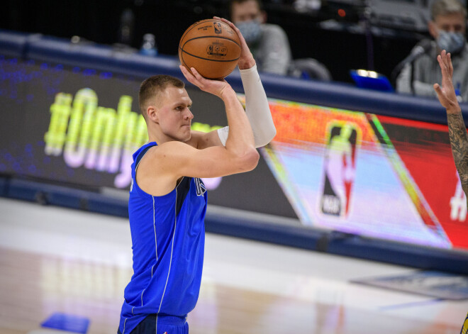 Porziņģis pēc sezonas labākās spēles gūst 15 punktus "Mavericks" uzvarā pār "Hawks"; Bertānam uz "Wizards" vēl viens zaudējums