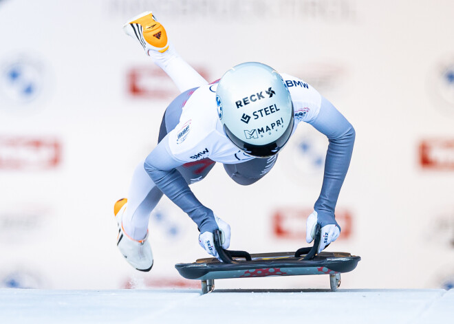 Skeletoniste Tērauda debijā pasaules čempionātā izcīna 20. vietu