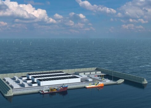 Dānija jūrā būvēs salu vēja enerģijai