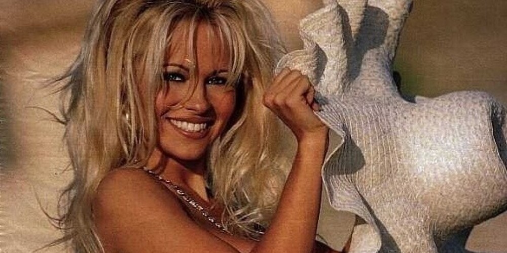 Pamela Andersone deviņdesmitajos - vēl jauna, skaista un bagāta.