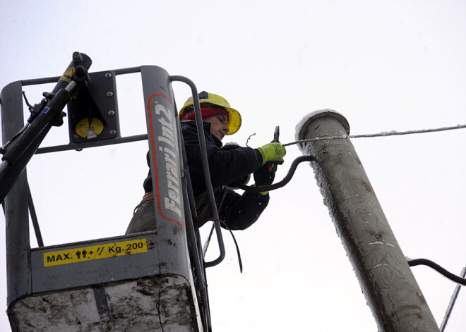 Saldū elektroapgāde traucēta apmēram 3600 "Sadales tīkla" klientiem