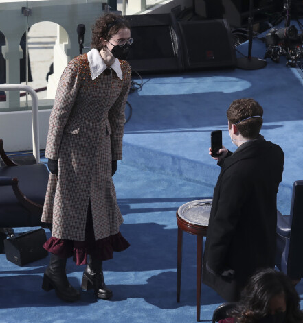 Džo Baidena inaugurācijas ceremonijā.