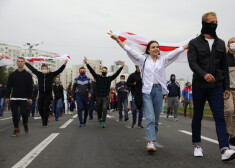 Opozīcijas līdere aicina atbalstītājus uz jaunām masveida demonstrācijām 25.martā - Brīvības dienā, kad tiek atzīmēta Baltkrievijas neatkarības proklamēšana 1918.gadā.