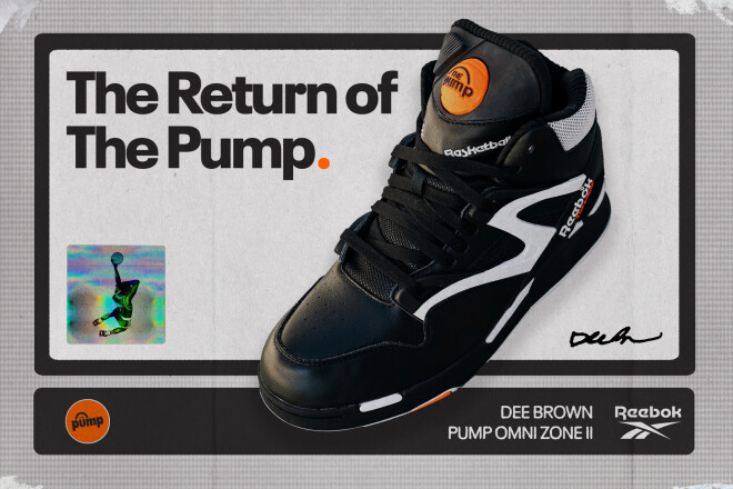 Одна из популярнейших моделей 90-х Reebok Pump