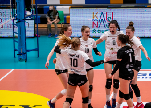 RVS/LU volejbolistēm Baltijas līgas finālā neizdodas aizstāvēt pērn izcīnīto titulu
