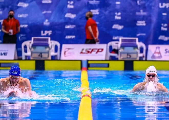 Latvijas peldētājiem vairākas godalgas "Latvian Open" pēdējā dienā