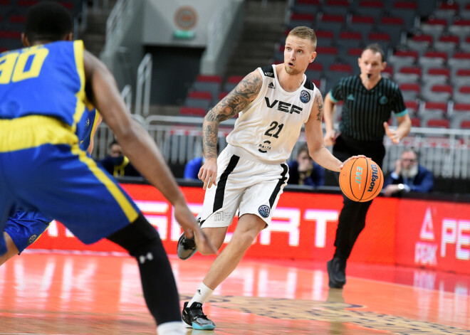 "VEF Rīga" FIBA Čempionu līgas otro posmu sāk ar dramatisku zaudējumu pagarinājumā