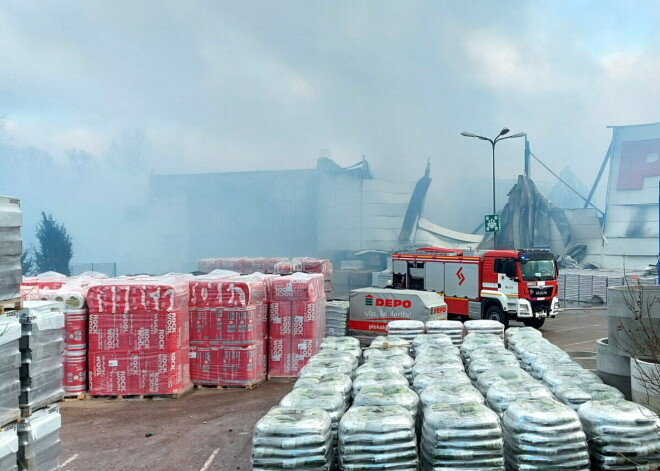 За сгоревший в Резекне магазин Depo выплачена вторая по величине в истории Латвии компенсация