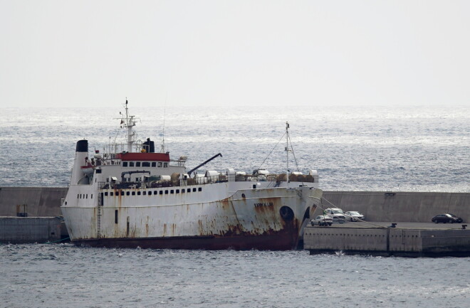 "Karim Allah" kuģis pie Kartahenas krastiem.