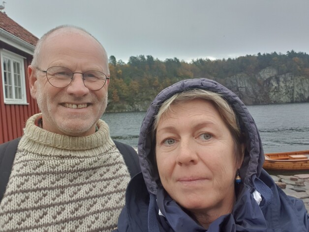 Nora un Jans Sandvīkā, Norvēģijā.