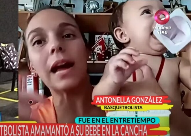 Яжмать? Баскетболистка стала звездой, покормив ребенка грудью во время матча