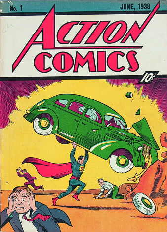 Visu laiku vērtīgākais komiksu žurnāls - "Action Comics #1".