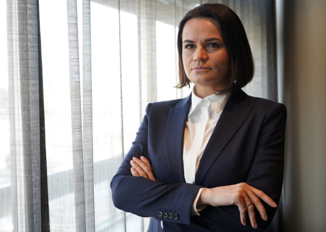 Cihanouska aicina starptautisko sabiedrību izrādīt solidaritāti sievietēm Baltkrievijā