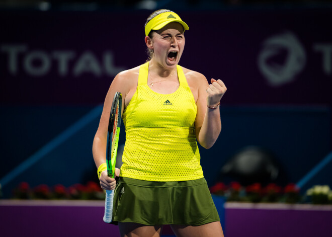 Ostapenko pārliecinoši pārvar prestižā Dubaijas turnīra pirmo kārtu