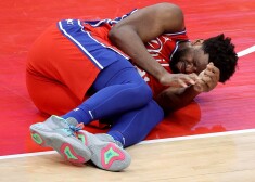 Bertāns un NBA zvaigzne Embīds gūst traumas savstarpējā spēlē; Kuruca komanda sasniedz savu antirekordu