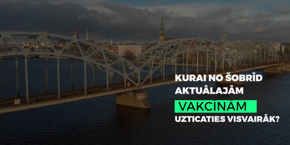 VIDEO: "Uzticos "Sputnik V" vakcīnai, tā šķiet kvalitatīvāka," saka cilvēki Rīgas ielās