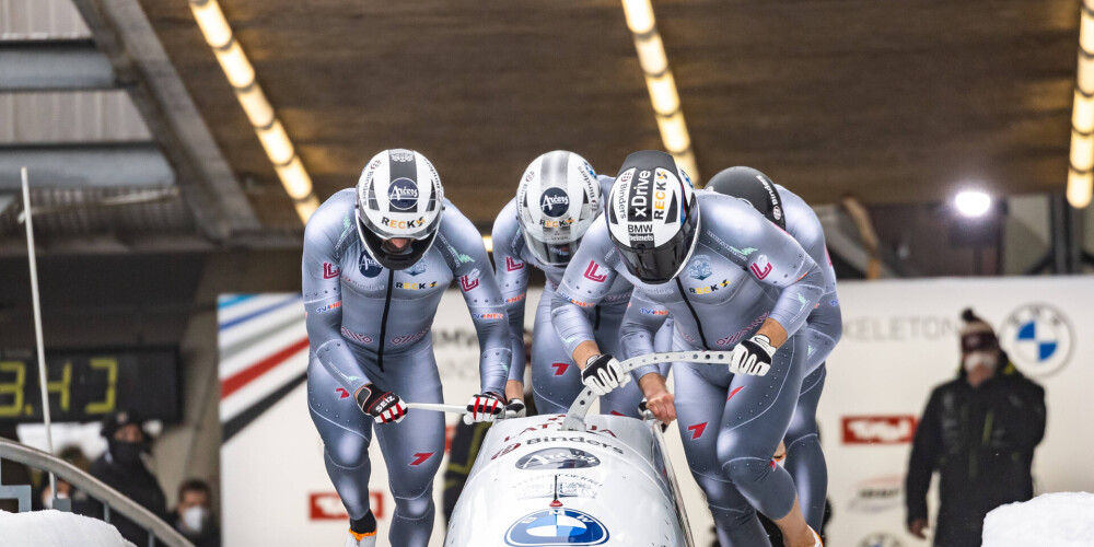 Latvijas vīriešu bobsleja izlase olimpiskajā sezonā tikusi pie maksimālā iespējamā ekipāžu skaita Pasaules kausā