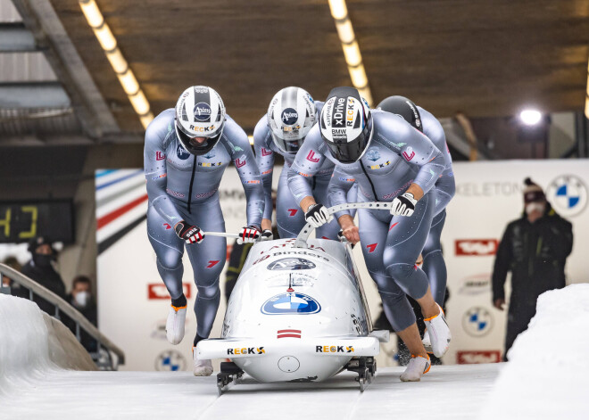 Latvijas vīriešu bobsleja izlase olimpiskajā sezonā tikusi pie maksimālā iespējamā ekipāžu skaita Pasaules kausā