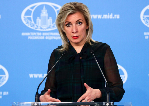 Krievijas Ārlietu ministrijas preses sekretāre Marija Zaharova.