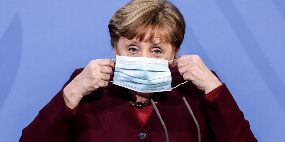 Merkele vēlas pagarināt Covid-19 dēļ ieviestos ierobežojumus