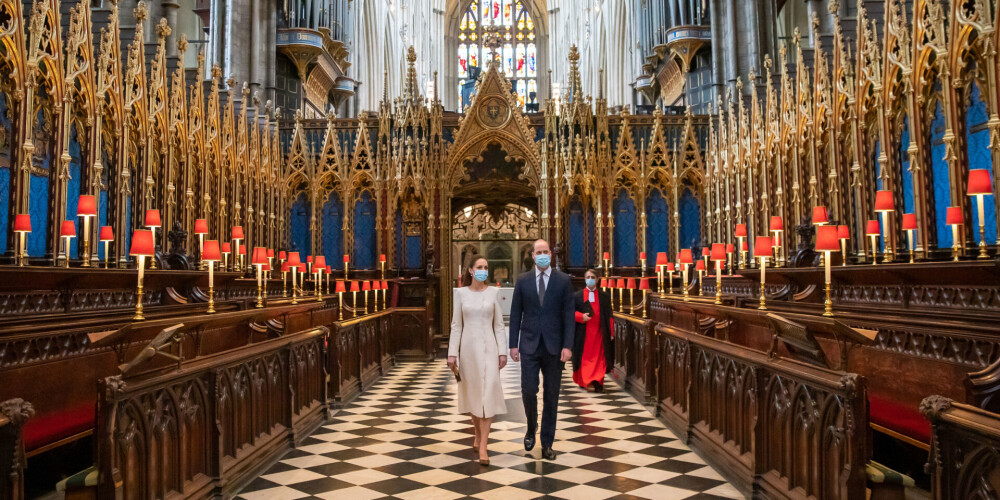 Герцогиня Кэтрин и принц Уильям посетили место, в котором 10 лет назад прошло их венчание