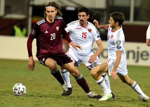 Latvijas futbolisti Pasaules kausa kvalifikācijas ciklu sāk ar zaudējumu