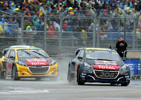 Kadrs no FIA rallijkrosa pasaules čempionāta posma 2019. gadā.