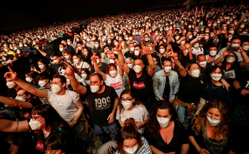 “We felt safe!”  The concert in Barcelona gathers 5,000 visitors