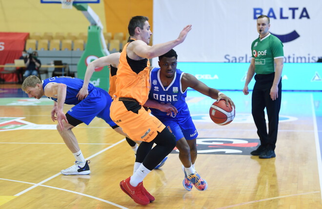 Pafbet Latvijas-Igaunijas Basketbola līgas Final 6 turnīra ceturdaļfināla spēle par vietu pusfinālā, kurā tiekas BK "Ogre" un "Pärnu Sadam" komandas "Elektrum" Olimpiskajā centrā.