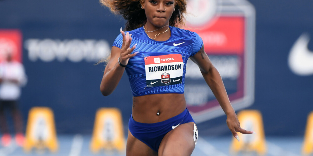 Amerikāniete Ričardsone kļūst par sesto visu laiku ātrāko sprinteri
