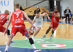 Pafbet Latvijas-Igaunijas Basketbola līgas spēle vīriešiem par 3. vietu starp komandām BK "Ogre" un "AVIS UTILITAS Rapla" Olimpiskajā sporta centrā.