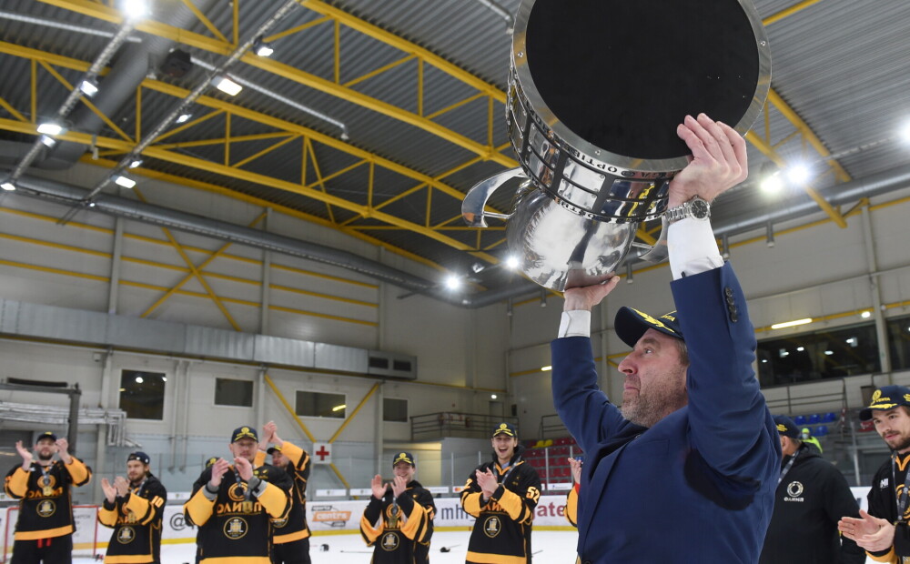 Latvijas čempionvienības treneris Aigars Cipruss neslēpj, ka prieks