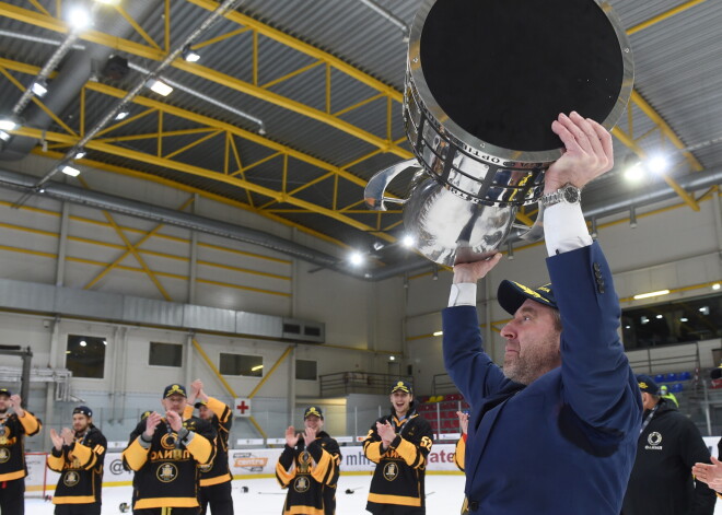 Latvijas čempionvienības treneris Aigars Cipruss neslēpj, ka prieks pārspēt Ābolu, Sējēju un Ankipānu